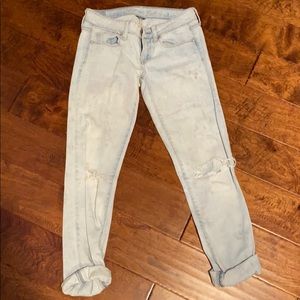 AE distressed jeggings